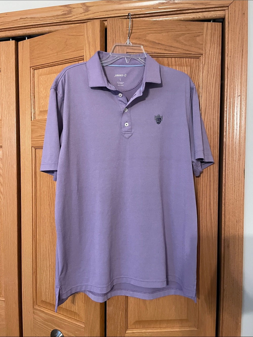 Men’s Lavender Johnnie-O Short Sleeve Polo